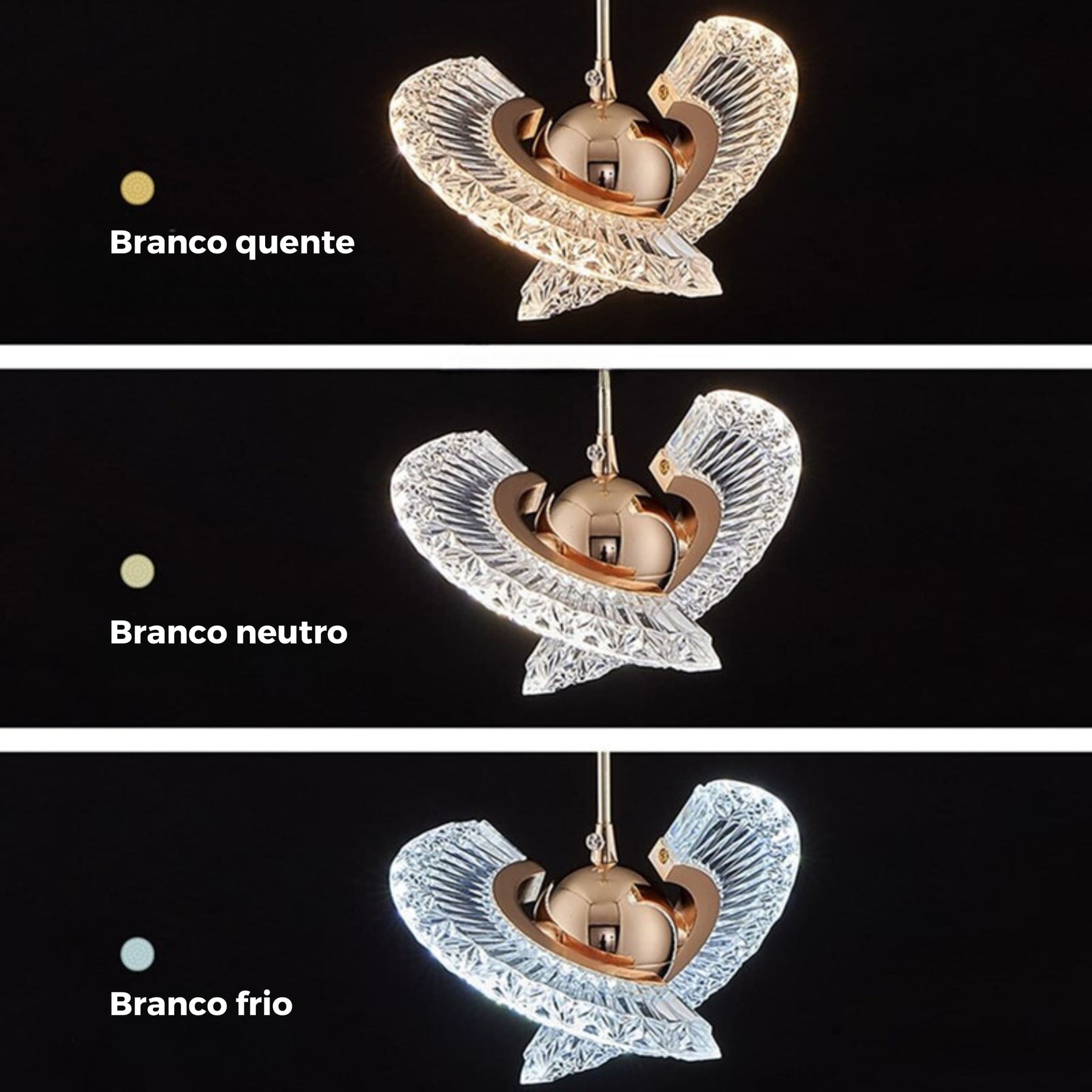 Pendente Orbit Cristal Acrílico