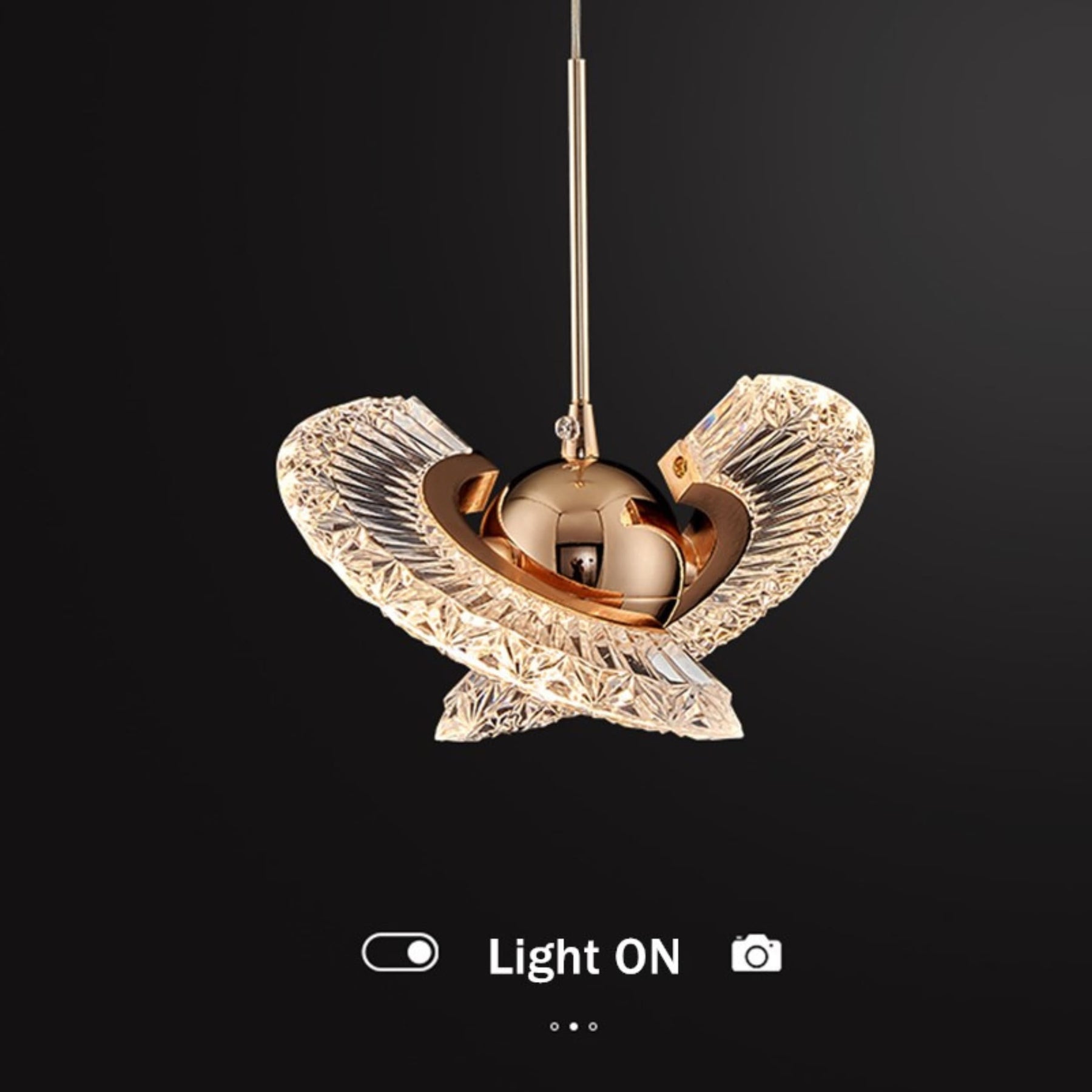 Pendente Orbit Cristal Acrílico