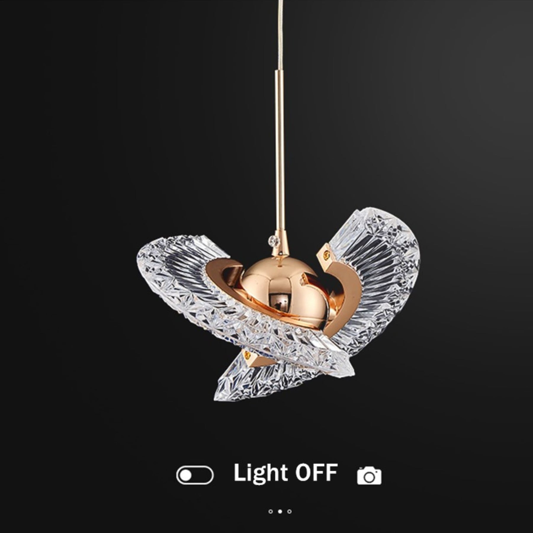 Pendente Orbit Cristal Acrílico