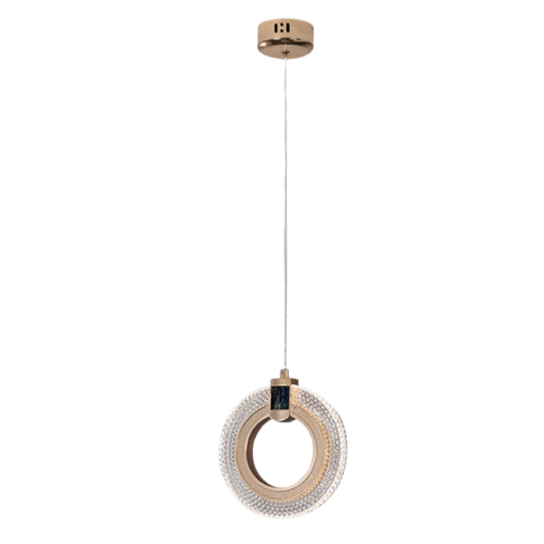 Pendente Notre Cristal Circular Acrílico