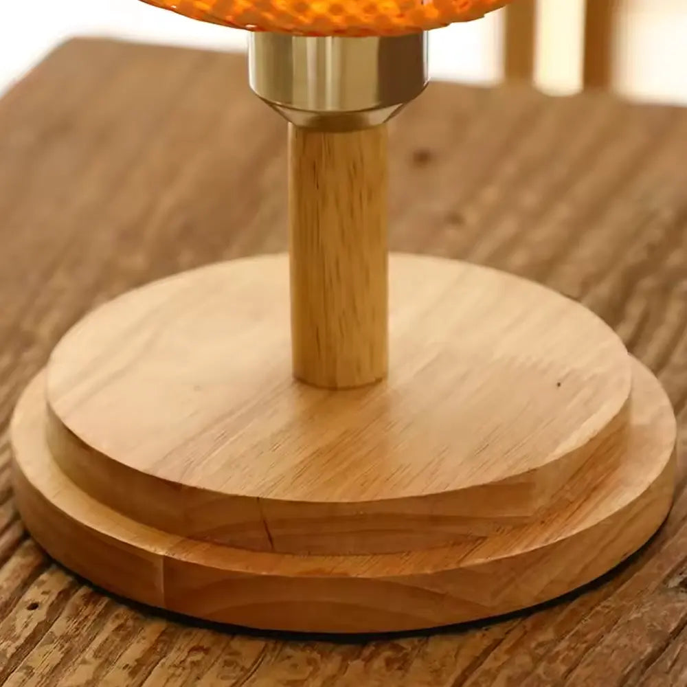 Luminária de Mesa Artesanal Bambu Ecológico Smartluz