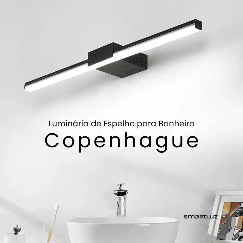 Luminária de Espelho para Banheiro Copenhague