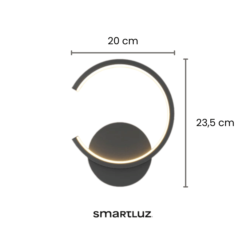 Luminária de Parede Arandela Circular Coco