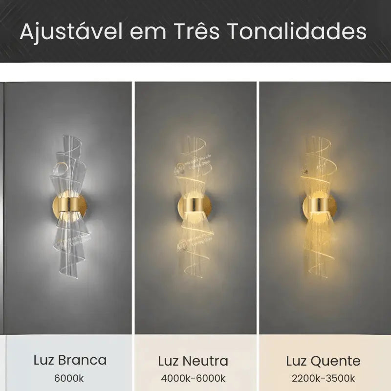 Luminária de Parede Arandela Nórdic Strati