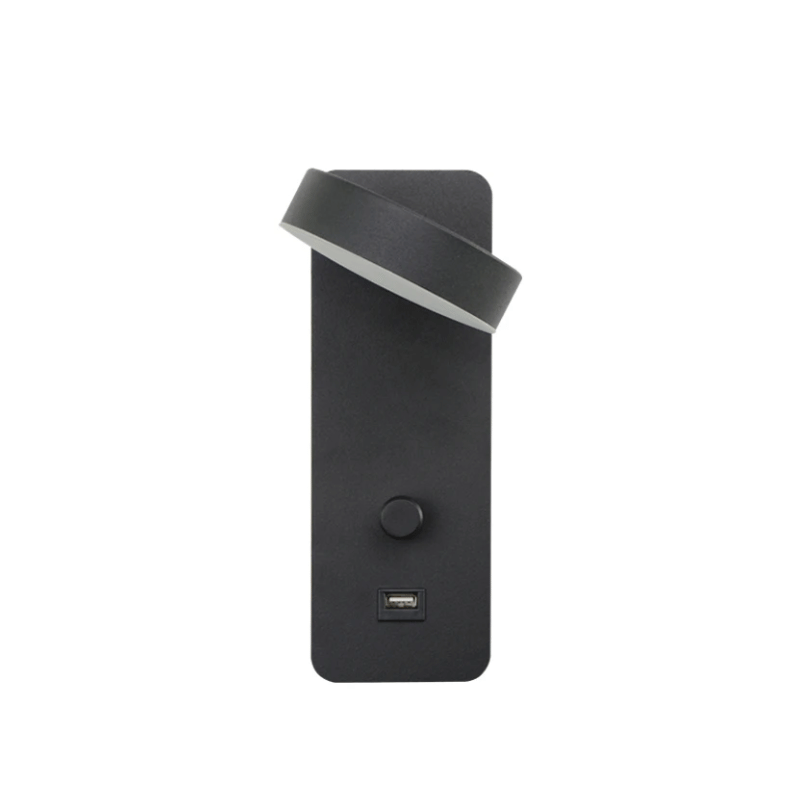 Luminária de Parede Arandela Porta USB Dimerizável London