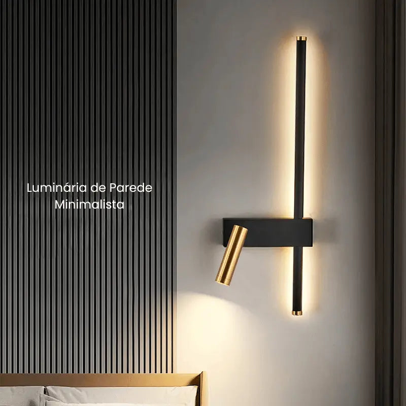 Luminária de Parede Arandela Minimalista Tolum