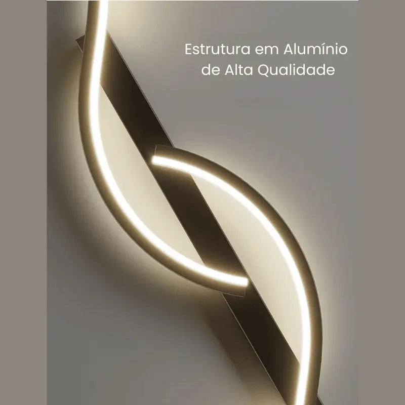 Luminária de Parede Minimalista Arandela Turin