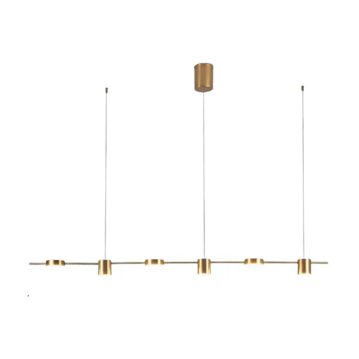 Luminária de Teto Pendente Saint Louis Metal Escovado 6 Lâmpadas
