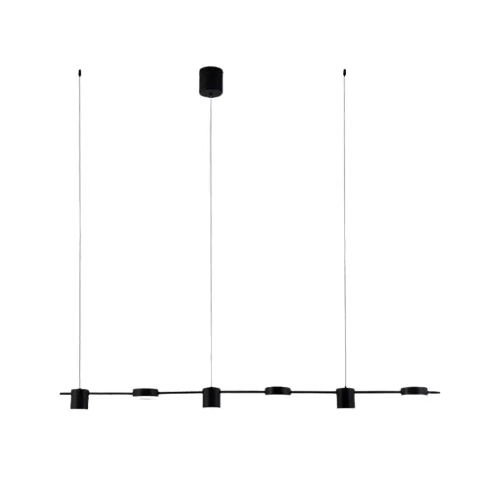 Luminária de Teto Pendente Saint Louis Metal Escovado 6 Lâmpadas