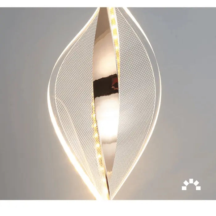 Luminária de Teto Pendente Duplo Espiral Living Dourado