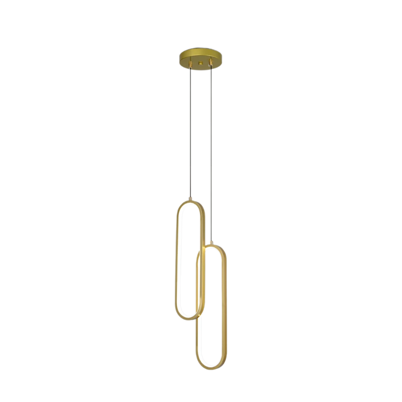 Luminária de Teto Pendente Minimalista Duplo Oslo