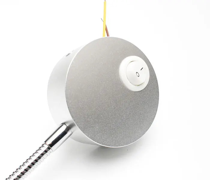 Luminária de Parede Arandela Alumínio Flexível com Interruptor e USB