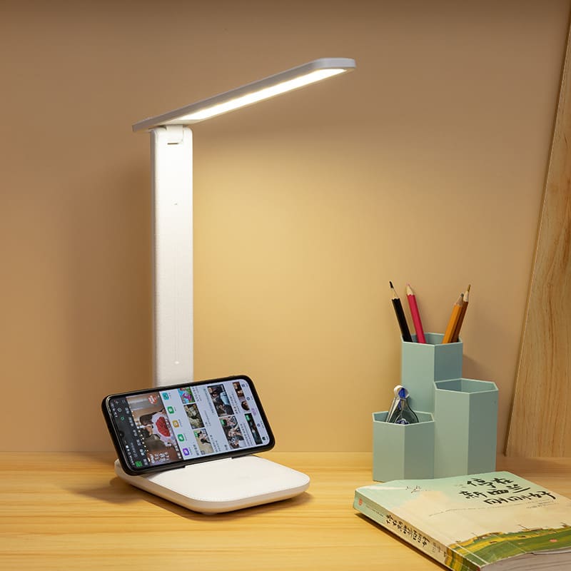 Luminária de Mesa Leitura Recarregável e Dobrável