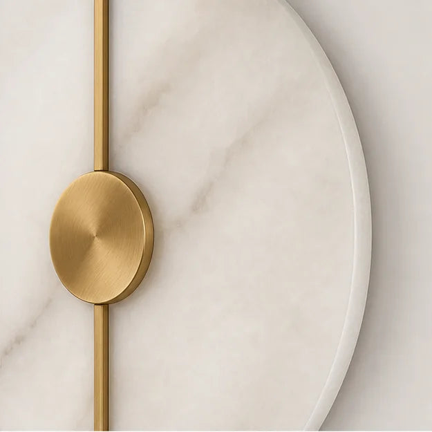 Arandela Gold 20cm Dourada - detalhe do acabamento