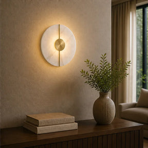 Arandela Gold 20cm Dourada - ambiente sala