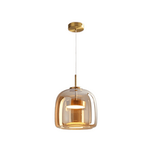 Luminária de Teto Pendente Moderno de Vidro com Led Duna