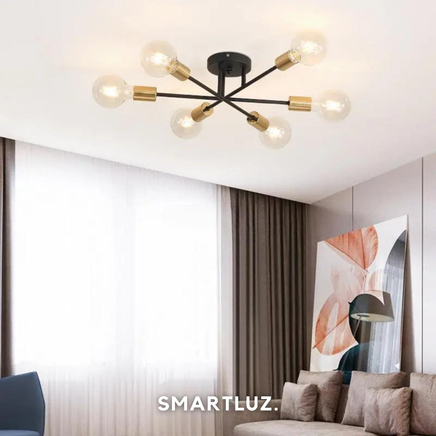 Luminária de Teto Lustre Sputnik Premium