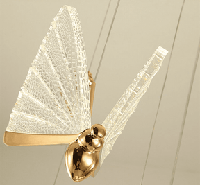 Pendente Butterfly Cristal Acrílico Grande 22cm