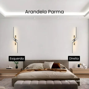 Luminária de Parede Minimalista Arandela Parma