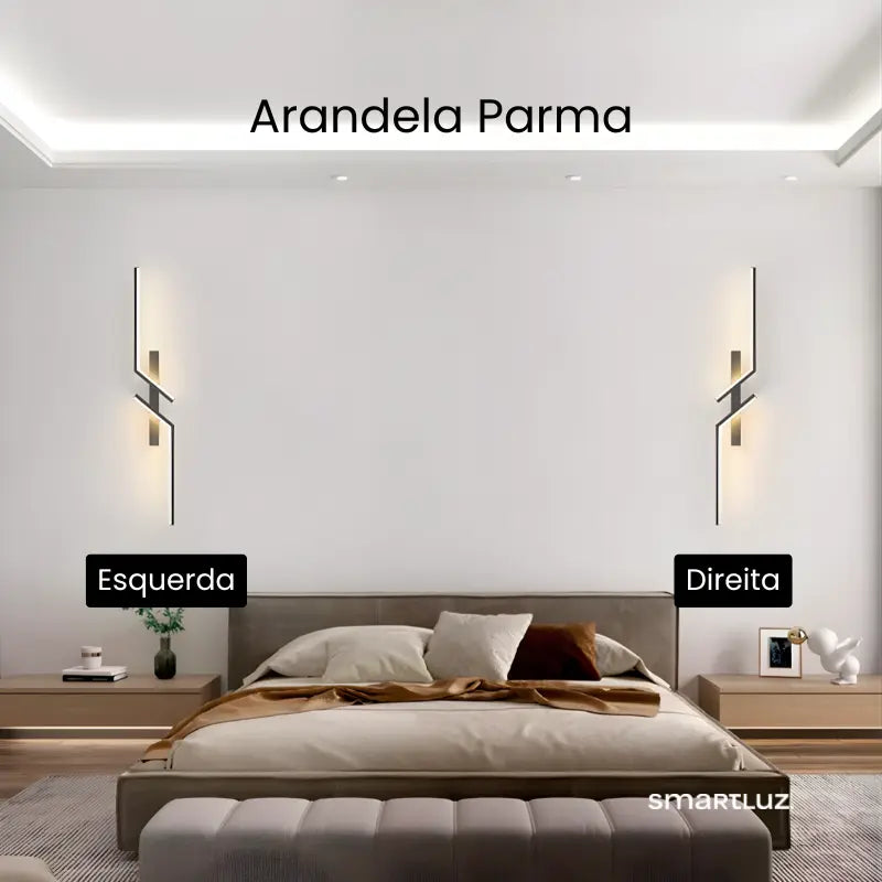Luminária de Parede Minimalista Arandela Parma