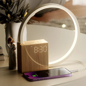 Luminária de Mesa Anel Despertador Touch Smartluz