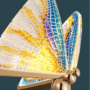 Luminária de Parede Arandela Butterfly Cristal Acrílico 22cm