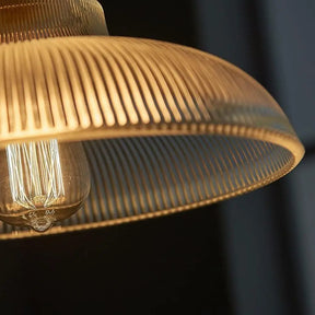 Lustre Pendente de Vidro Verde - Ambiente sala de jantar
