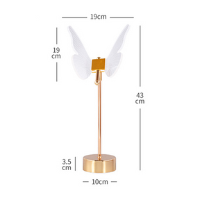 Luminária de Mesa Borboleta Cristal Acrílico